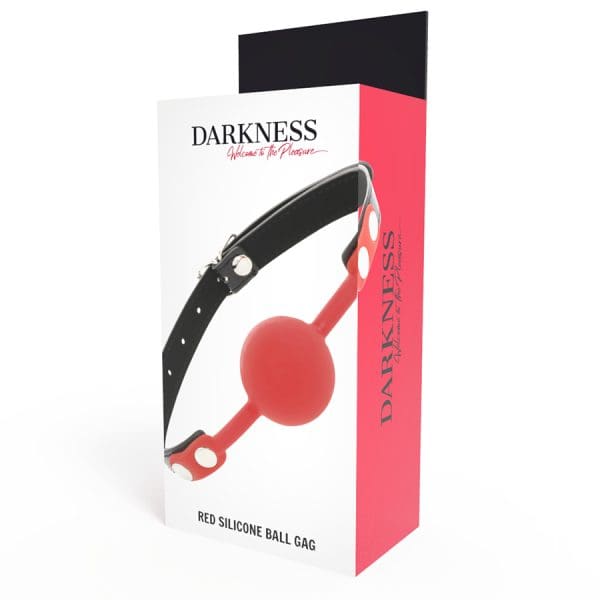 DARKNESS - RED SILICONE GAG 4